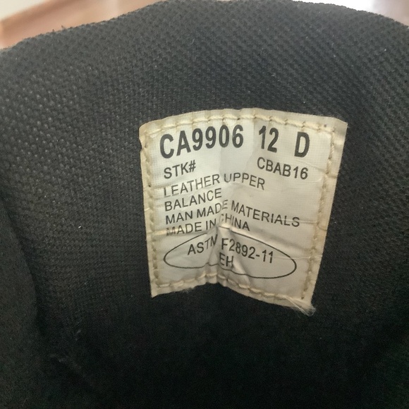 Carolina Men's Rugged Leather Work Boot Size 12 - Picture 8 of 16